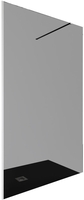 Душевая стенка Allen Brau Infinity 1 3.21008.BA.T 323800 (серебро браш) - фото2