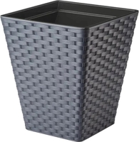 Кашпо Form-Plastic Rattana FP-3880-014 (антрацитовый) - фото