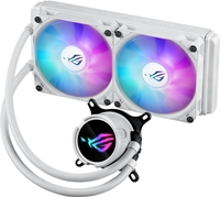 Жидкостное охлаждение для процессора ASUS ROG Strix LC III 240 ARGB White Edition - фото2
