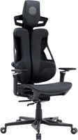 Игровое (геймерское) кресло CACTUS CS-CHR-DUO-BBK (черный кожзам) - фото