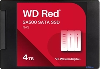 SSD WD Red SA500 NAS 4TB WDS400T2R0A - фото
