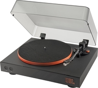 Виниловый проигрыватель JBL Spinner BT (черный/оранжевый) - фото
