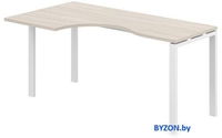 Стол Norden 140x90x75 SG.231.OL.63.WH.L (белый/дуб светлый) - фото