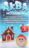 Развивающая игра Эврики Аквамозаика. Снежная баночка. Новогодний дом 9540961 - фото2