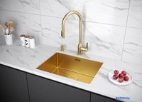 Смеситель Paulmark Iniversal Un213880-BG (золото/брашированное золото) - фото2