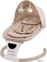 Детские шезлонги и качалки Amarobaby Teddy Swing AB24-22TED/03 (бежевый) - фото