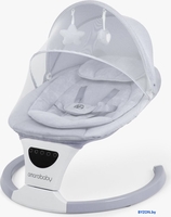 Детские шезлонги и качалки Amarobaby Teddy Swing AB24-22TED/11 (серый) - фото2