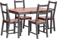 Кухонный стол TetChair Sonata Dining Set (антик/графит) - фото