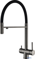 Смеситель ZorG Asgard Premium PVD (gunblack) - фото