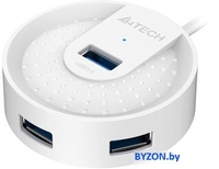 USB-хаб A4Tech HUB-30 (белый) - фото
