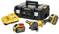Угловая шлифмашина DeWalt DCG418X2 (с 2-мя АКБ, кейс) - фото