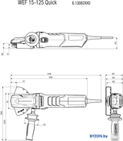 Угловая шлифмашина Metabo WEF 15-125 Quick 613082000 - фото2