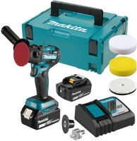 Полировальная машина Makita DPV300RTJ (с 2-мя АКБ, кейс) - фото