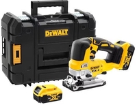 Электролобзик DeWalt DCS334P2 (с 2-мя АКБ, кейс) - фото