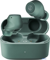 Наушники Audio-Technica ATH-CKS30TW+ (зеленый) - фото