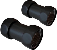 Американка Ростела прямая для п/с 1 1/4" x 1 1/4" г/г 730SCH1212Ral9005 (черный) - фото