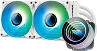Жидкостное охлаждение для процессора dark Flash Twister DX-240 V2.6 ARGB (белый) - фото