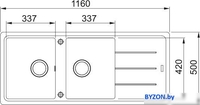 Кухонная мойка Franke Basis BFG 621-116 114.0676.264 (снежно-белый) - фото2