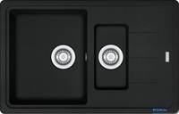 Кухонная мойка Franke Basis BFG 651-78 114.0676.284 (матовый черный) - фото