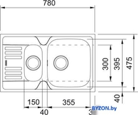Кухонная мойка Franke Euroform EFL 651-78 101.0060.613 - фото2