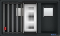 Кухонная мойка Franke Kanon KNG 160-46-21 125.0633.004 (матовый черный) - фото