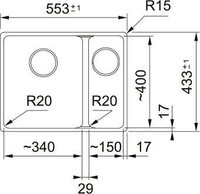 Кухонная мойка Franke Maris MRG 160-34-15 125.0687.264 (матовый черный) - фото2