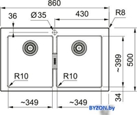 Кухонная мойка Franke Sirius 2.0 S2D 620-35-35 143.0618.690 (снежно-белый) - фото2
