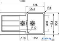 Кухонная мойка Franke Sirius 2.0 S2D 651-100 143.0618.670 (снежно-белый) - фото2