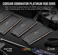 Оперативная память Corsair Dominator Platinum RGB 2x32ГБ DDR5 6400 МГц CMT64GX5M2B6400C32 - фото2
