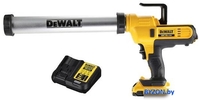 Пистолет для герметика DeWalt DCE580D1 (с 1-им АКБ) - фото