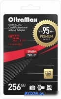 Карта памяти OltraMax Premium Series microSDXC 256GB OM256GCSDXC10UHS-1-PRU3 W - фото