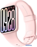 Фитнес-браслет Xiaomi Smart Band 9 Pro M2401B1 (розовый, с розовым силиконовым ремешком, международная версия) - фото