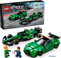 Конструктор LEGO Speed Champions 76925 Гоночные автомобили Aston Martin Valkyrie AMR Pro и Aston Martin Vantage GT3 - фото
