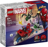 Конструктор LEGO Marvel Super Heroes 76275 Погоня на мотоцикле: Человек-паук против Док Ока - фото