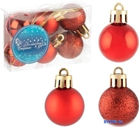 Елочная игрушка Волшебная страна SYQA-0123120-04 (6 шт) - фото