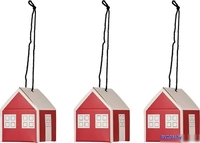 Елочная игрушка Swed House Vintertid 34.56.2180 (белый/красный) - фото