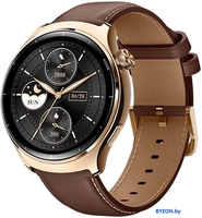 Умные часы Mibro Lite 3 Pro (с коричневым кожаным ремешком) - фото
