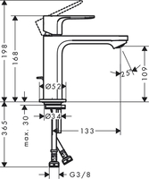 Смеситель Hansgrohe Rebris S 110 CoolStart 72519670 - фото2