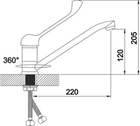 Смеситель Gota Rocio Medic 213210-GOTA - фото2