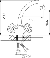 Смеситель Gota Rocio Orio 342310-GOTA - фото2