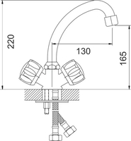 Смеситель Gota Rocio Orio 343310-GOTA - фото2