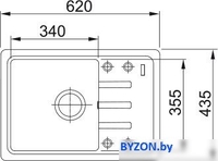 Кухонная мойка Franke Bliss BSG 611-62 114.0676.318 (белый) - фото2