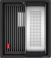 Кухонная мойка Franke Kanon KNG 110-37 125.0633.001 (матовый черный) - фото
