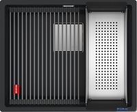 Кухонная мойка Franke Kanon KNG 110-52 125.0633.002 (матовый черный) - фото