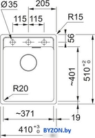 Кухонная мойка Franke Maris MRG 610-37 114.0661.775 (матовый черный) - фото2