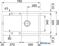 Кухонная мойка Franke Maris MRG 611-78 114.0676.023 (белый) - фото2