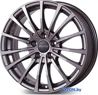 Литые диски Proma Цунами 17x7" 5x114.3мм DIA 66.1мм ET 40мм Графит - фото