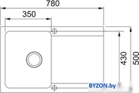 Кухонная мойка Franke Orion OID 611-78 114.0286.449 (белый) - фото2
