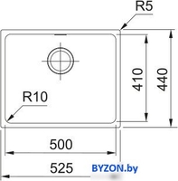 Кухонная мойка Franke Sirius SID 110-50 125.0331.033 (белый) - фото2