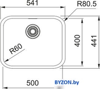 Кухонная мойка Franke Smart SRX 110-50 122.0720.293 - фото2
